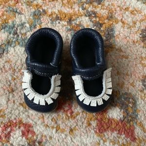 Starry Knight Design newborn moccasins